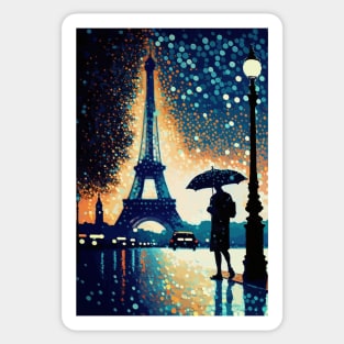 Paris | Pointillism Sticker